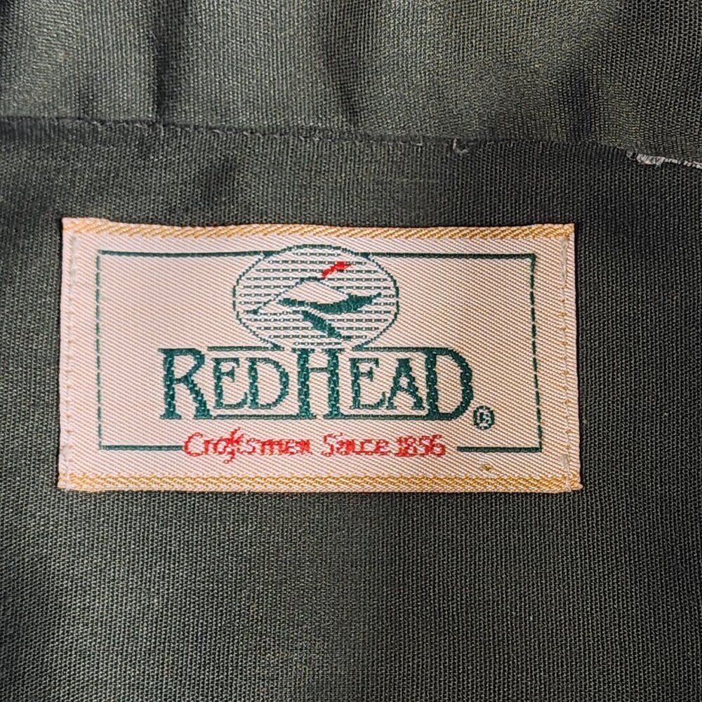 VTG Red Head L Large Shooting Shirt Mens Olive Button Up Buck Hunting Redhead LS - Picture 3 of 9